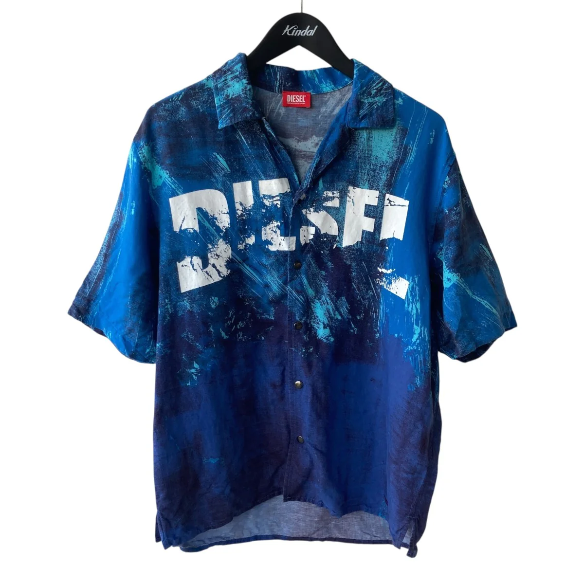 BLUE Shirt CHARLES-D-POPオープンカラーシャツA17870