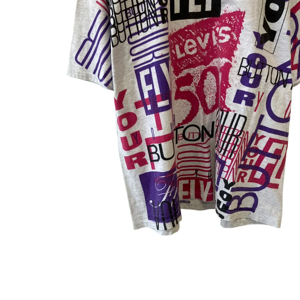 90s501YOUR BUTTON FLY TEETシャツ - Image 4
