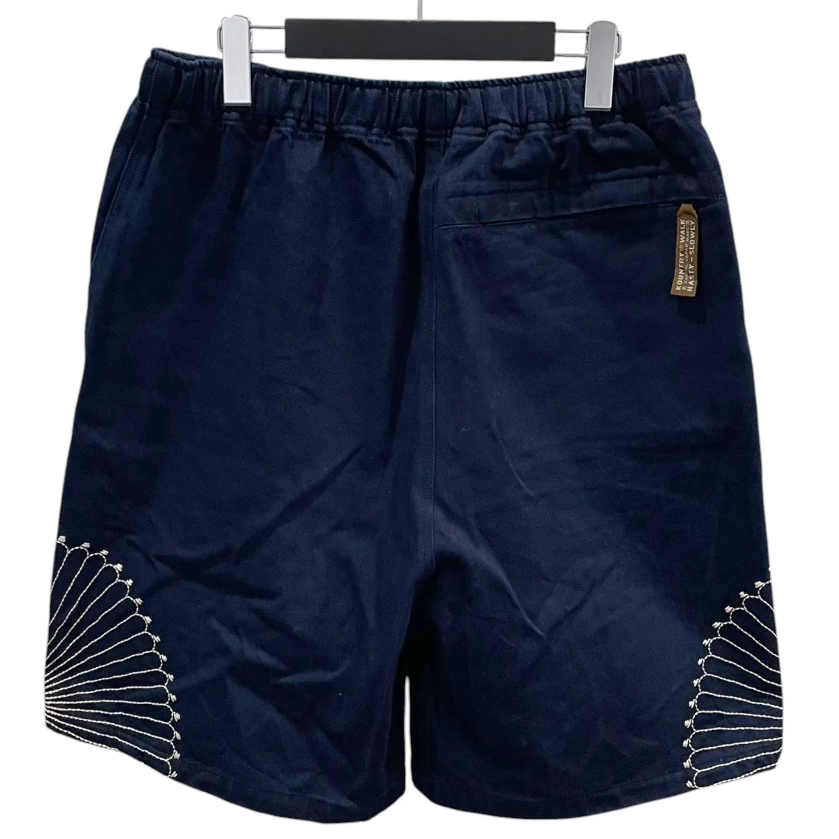 25SS 風呂敷刺繍デニムハーフパンツ 10oz IDG×IDG Denim Easy Shorts (Furoshiki Embroidery) K2503SP097 - Image 2
