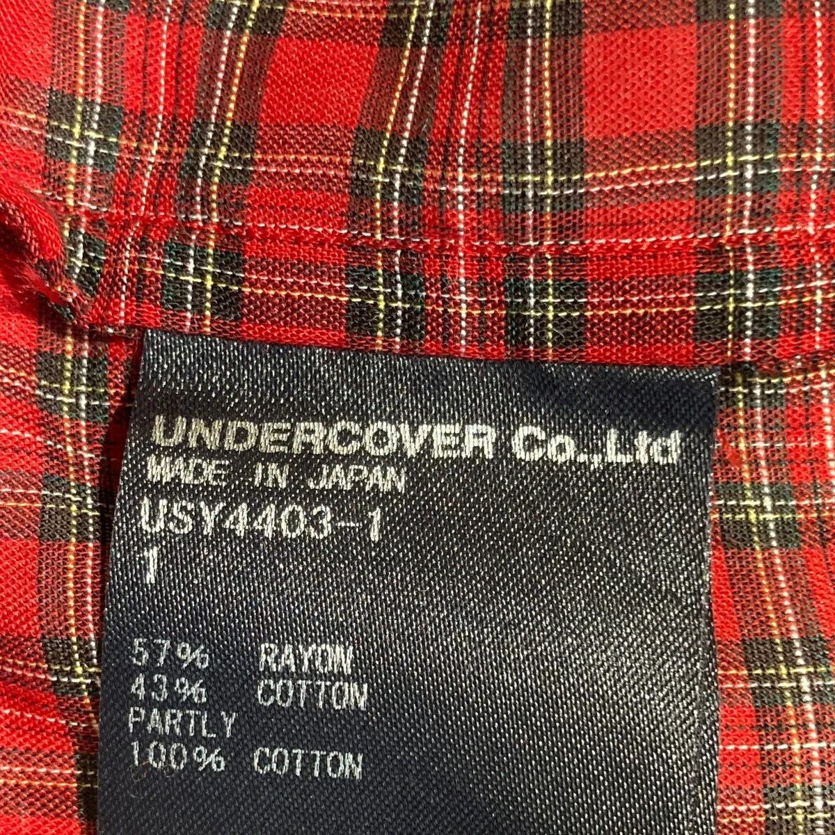 半袖チェックシャツUSY4403-1 - Image 5