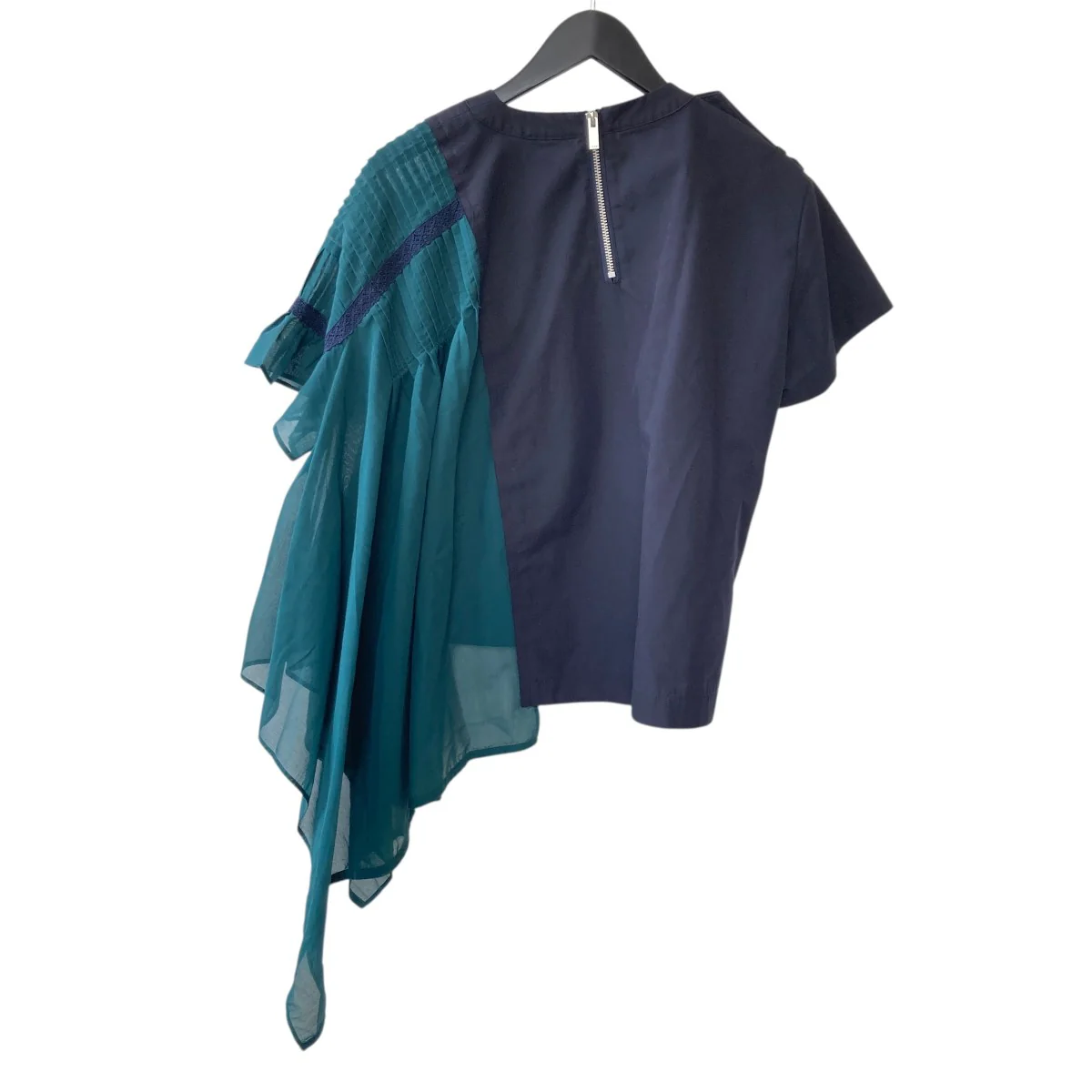 シフォンドッキング アシンメトリーブラウス19-04400 - Image 2