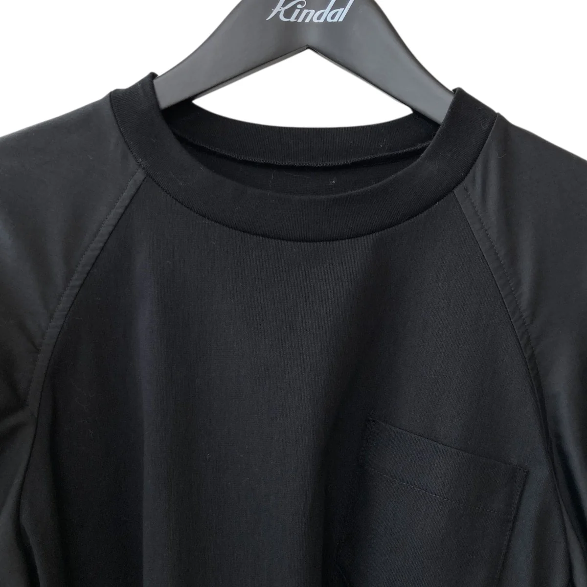 25SSCotton Poplin x Cotton Jersey T-Shirtパフスリーブ Tシャツ25-07767 - Image 3
