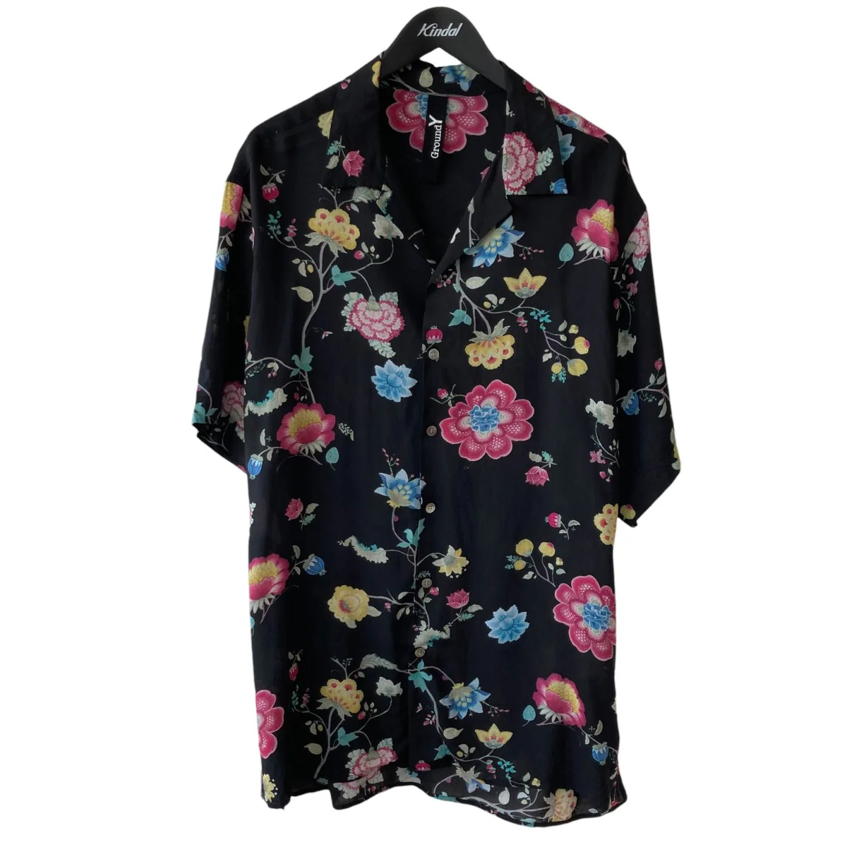 RAYON PRINT CHINESE FLOWER ALOHA SHIRT半袖シャツGP-B25-206