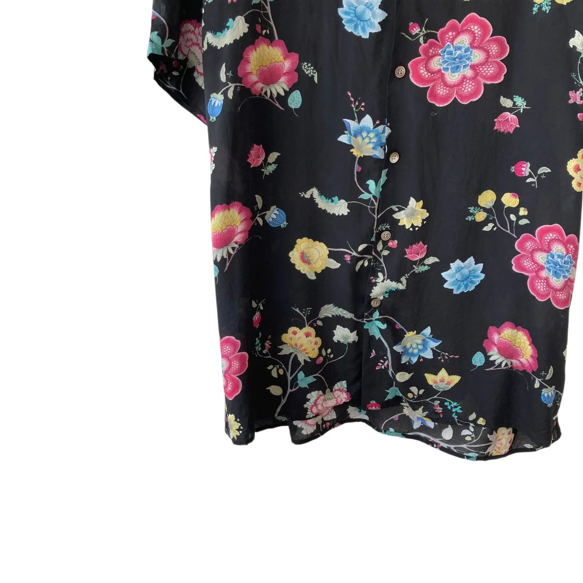 RAYON PRINT CHINESE FLOWER ALOHA SHIRT半袖シャツGP-B25-206 - Image 4