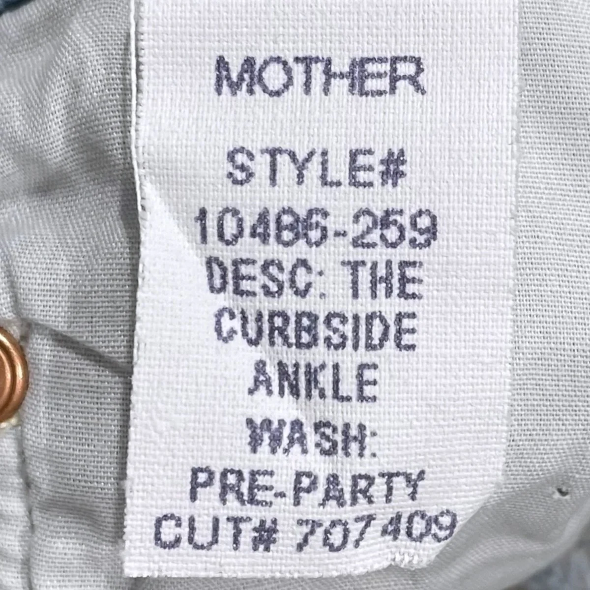 デニムパンツ The Curbside Ankle ザ カーブサイド アンクル 10486-259 - Image 7