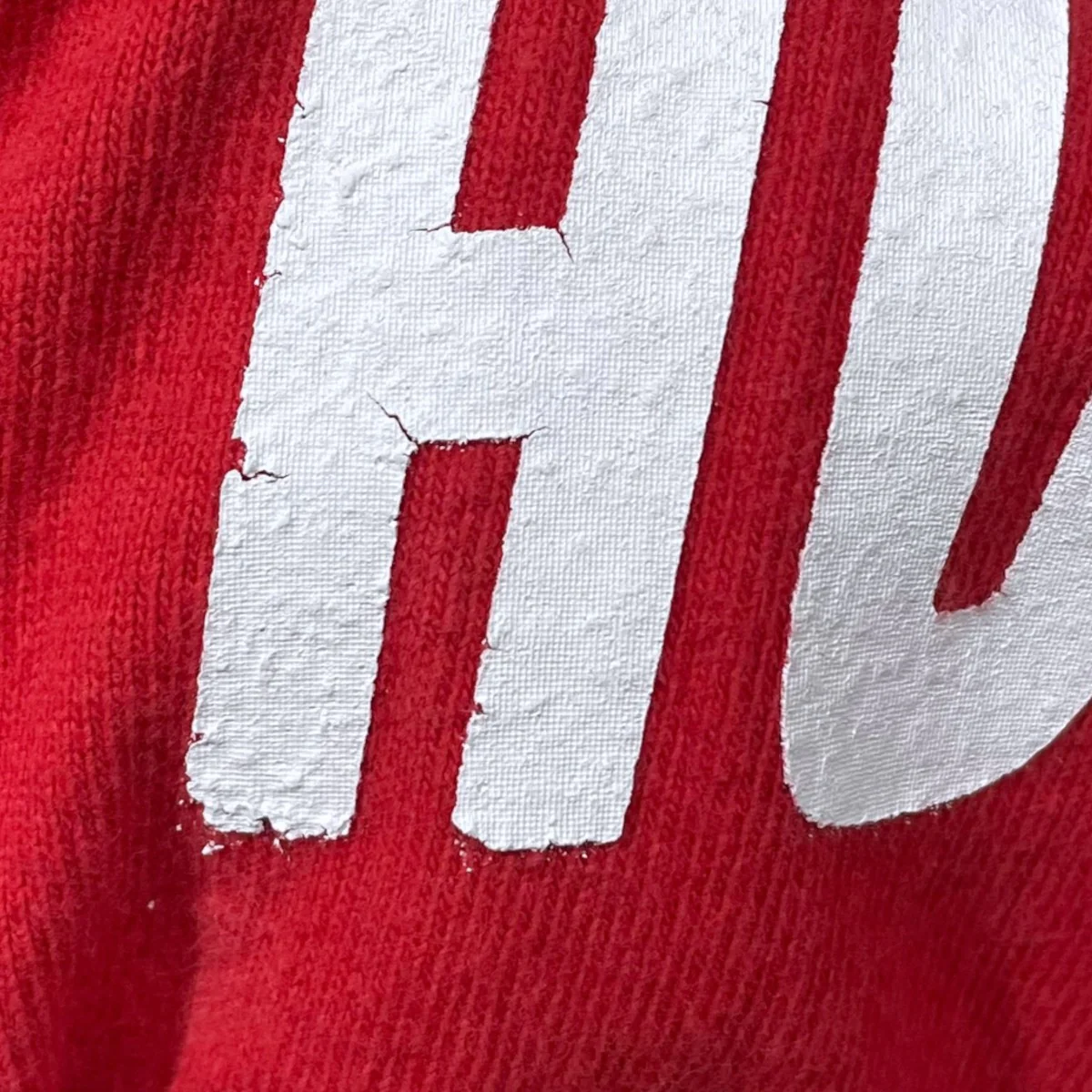 70-80S 七分袖カットソー バータグ Football T-Shirt フットボールTシャツ - Image 5