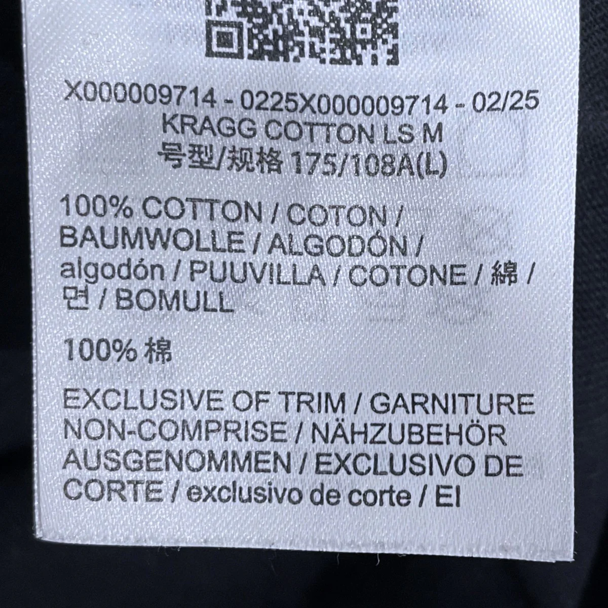 長袖カットソー Kragg Cotton LS クラッグ コットン ロングスリーブ X000009714 - Image 7