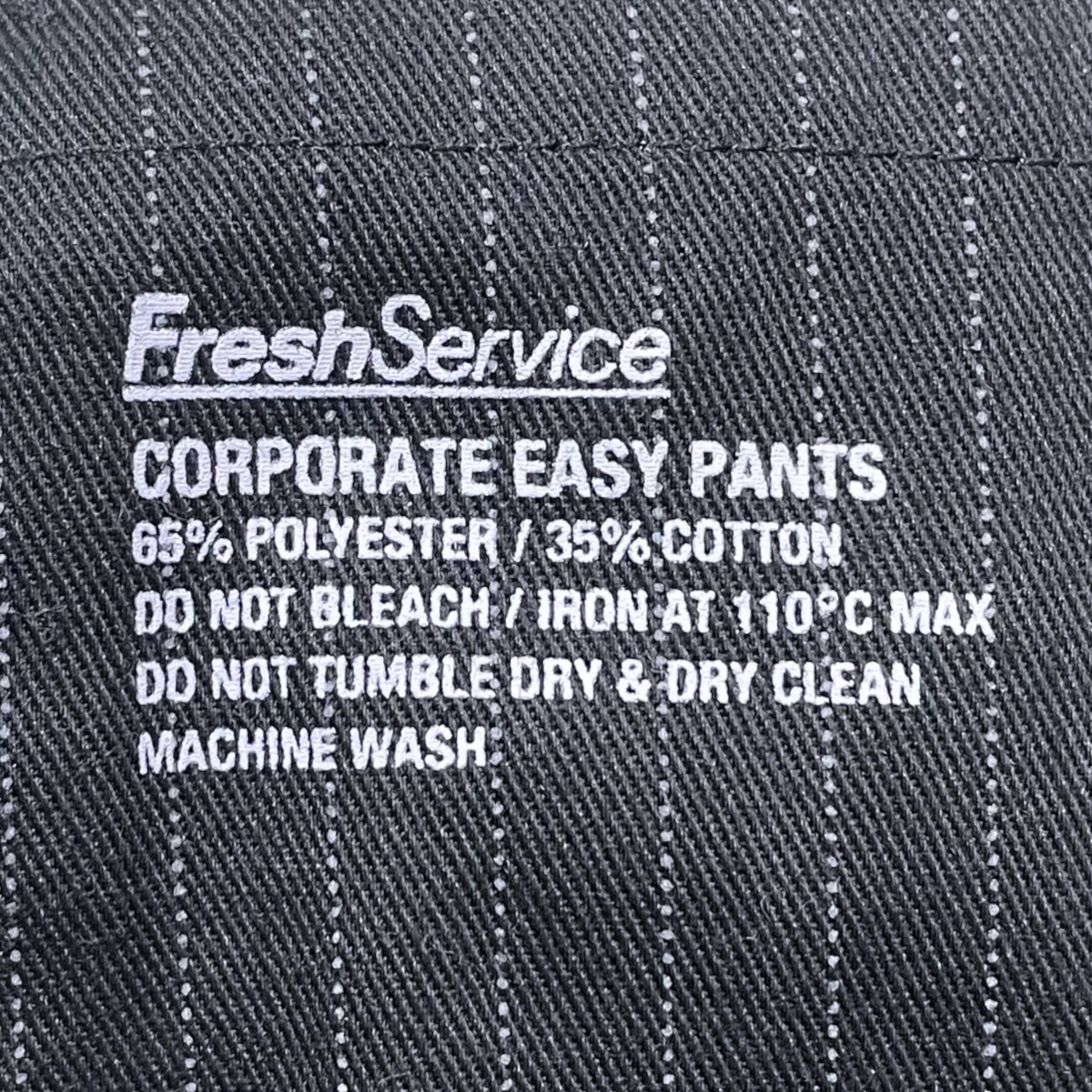 24AW ストライプ柄イージーパンツ CORPORATE EASY PANTS コーポレートイージーパンツ FSC243-40038B - Image 5