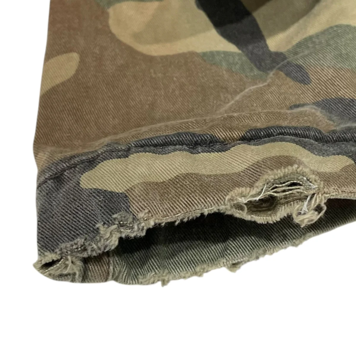 24AW カモフラ柄加工ジップアップフーデッドジャケット CAMO HOODIE JACKET カモフーディジャケット ANC-SH47-A - Image 5
