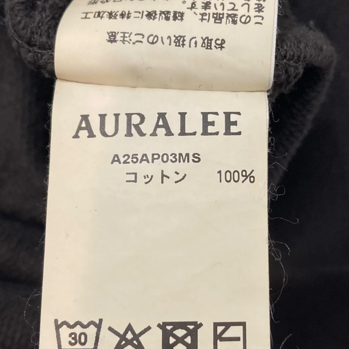 PRODUCT DYED PIMA LIGHT SWEAT ZIP PARKAジップパーカーA25AP03MS - Image 8
