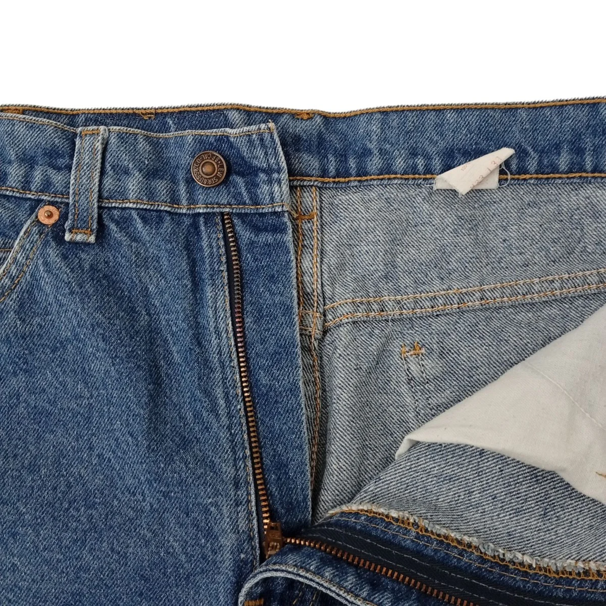 517 オレンジタブ ボタン裏530デニムパンツ - Image 3