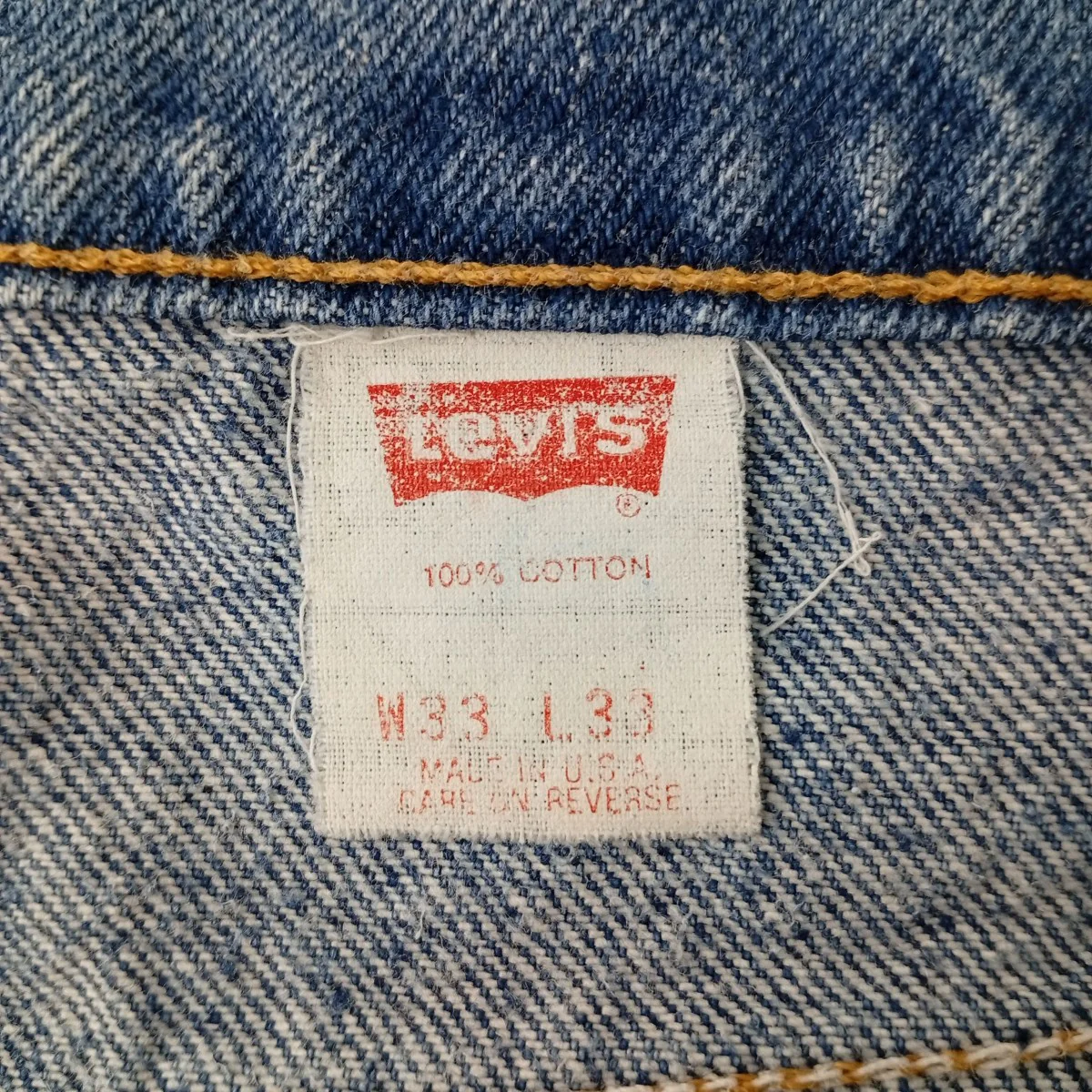517 オレンジタブ ボタン裏530デニムパンツ - Image 4