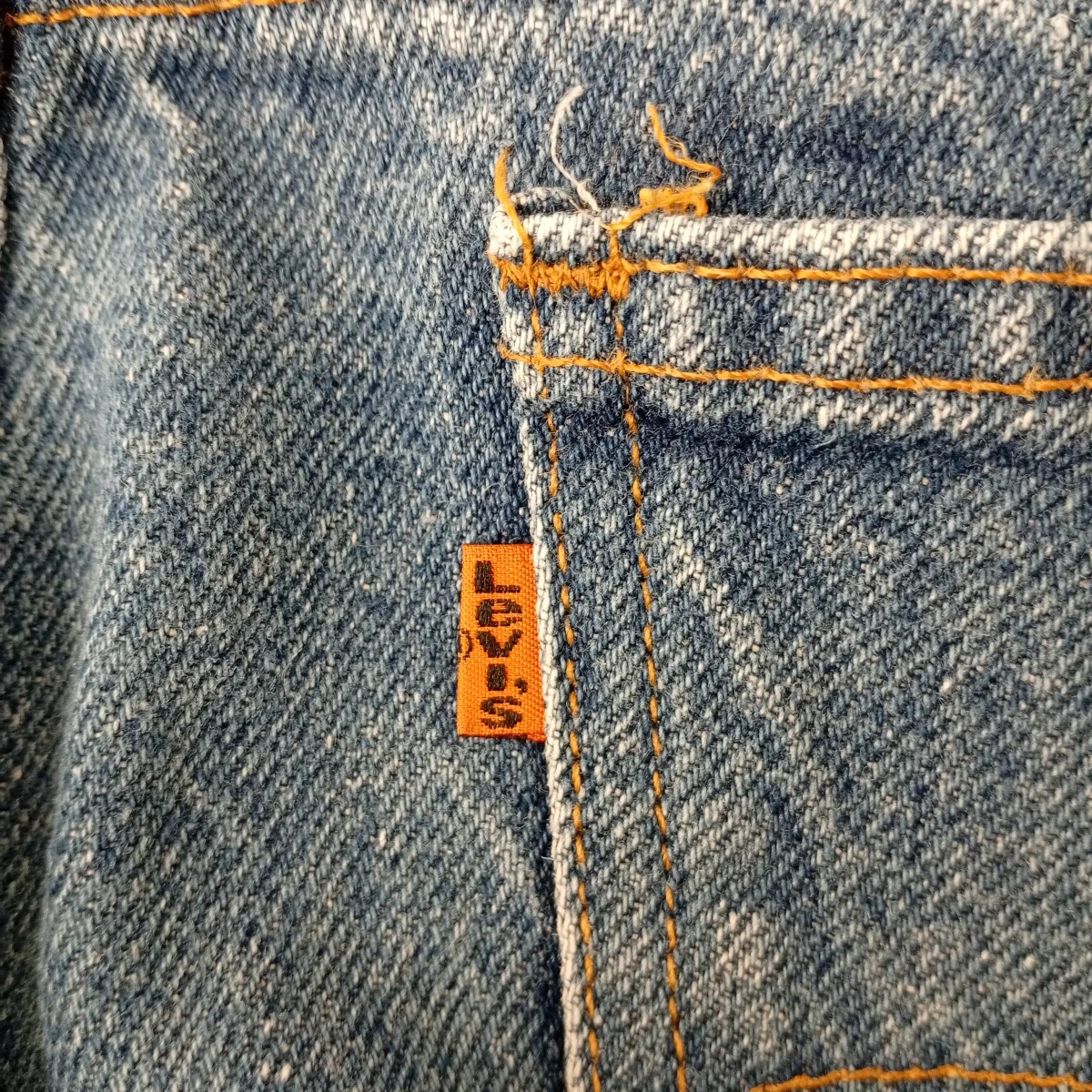 517 オレンジタブ ボタン裏530デニムパンツ - Image 6