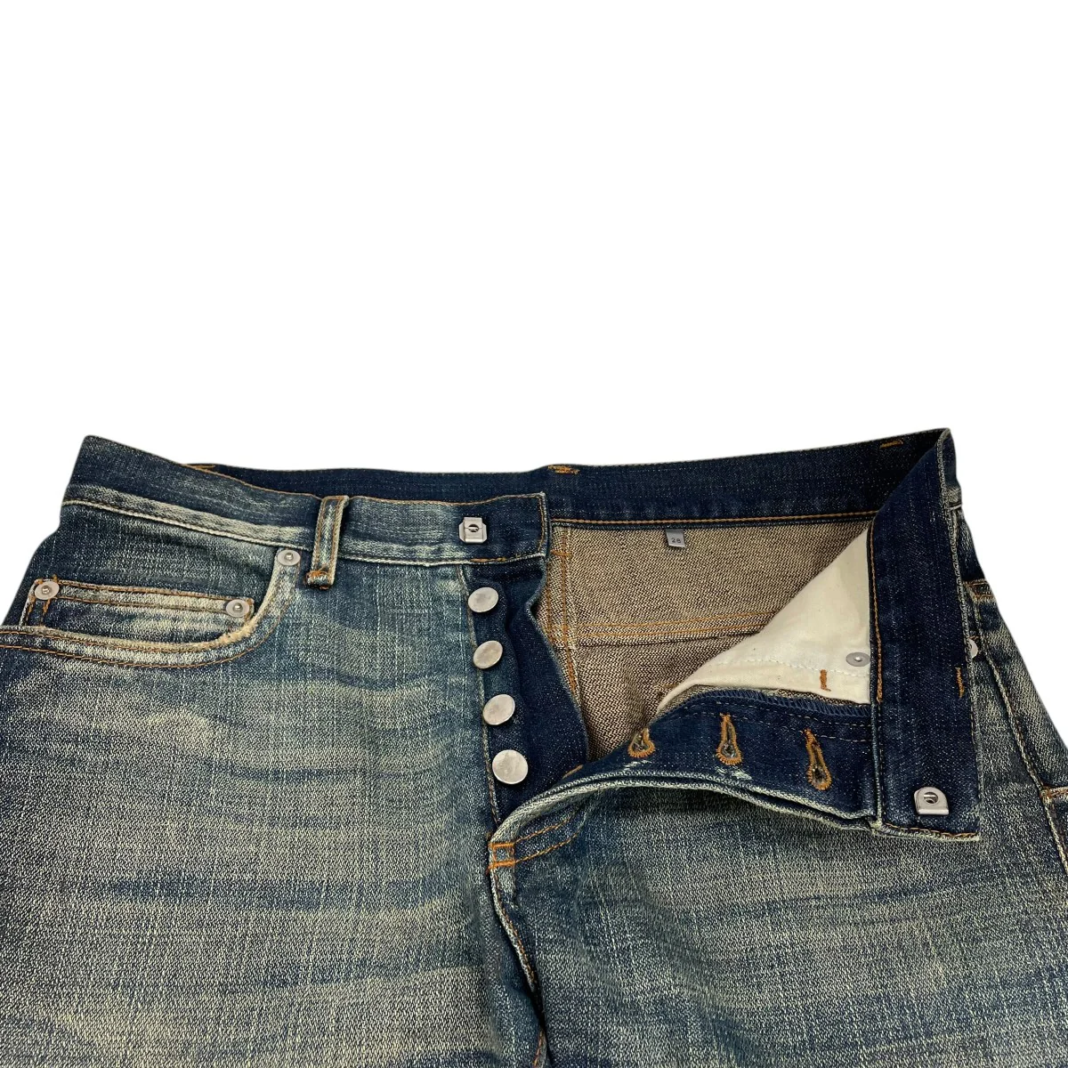UNDER MY CAR ペイント加工デニムパンツ - Image 3