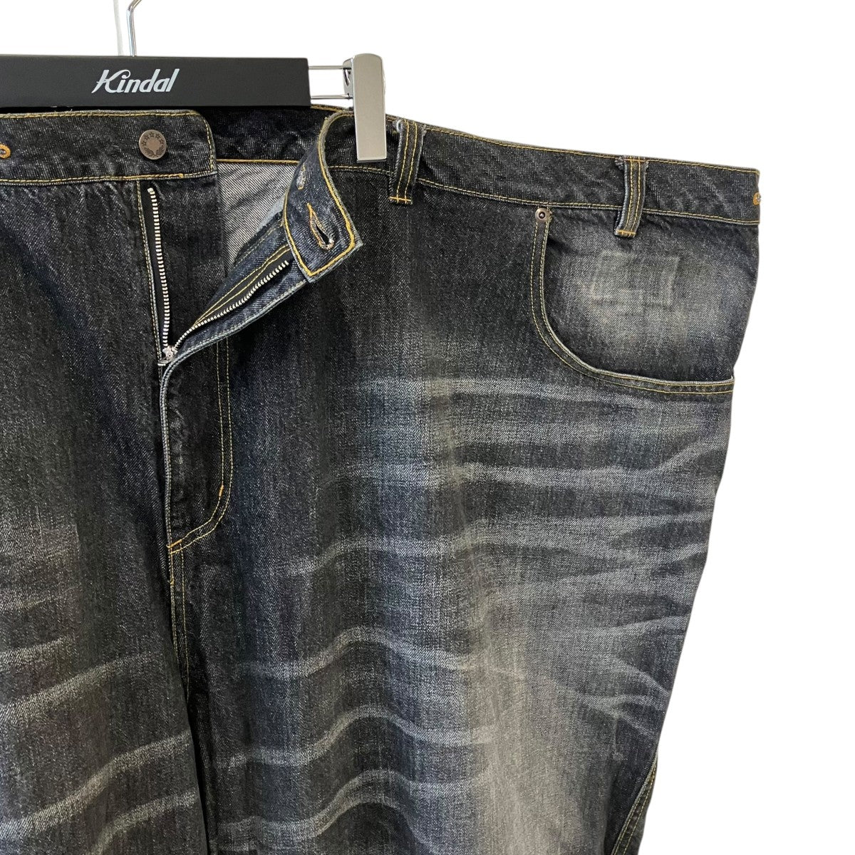 OVERLAP BUGGY DENIM PANTSデニムパンツA25206 - Image 3