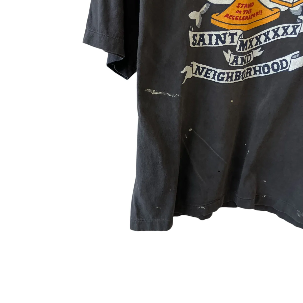 NH SS TEE STHD. PRAY BLACKTシャツSM-HR8-0000-C68 - Image 4