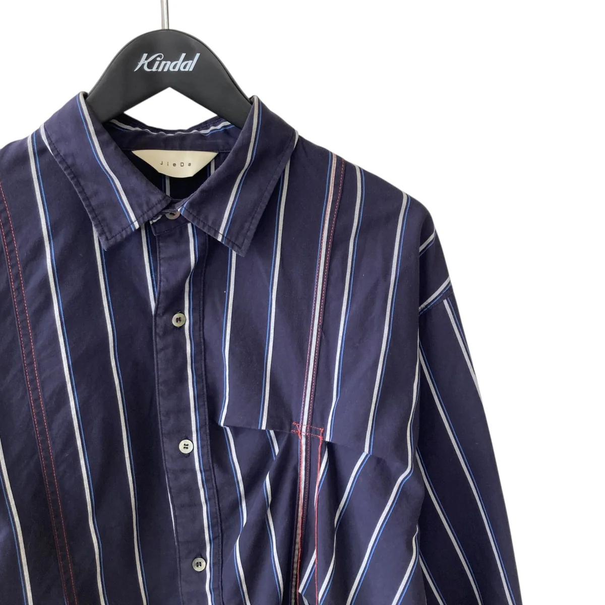 HAND STITCH STRIPE SHIRT長袖シャツjie-20w-sh02 - Image 3