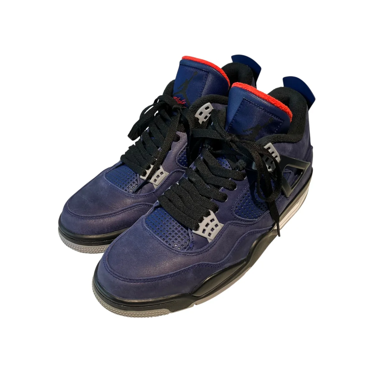 Air Jordan 4 Retro WNTR Loyal Blue White BlackハイカットスニーカーCQ9597-401