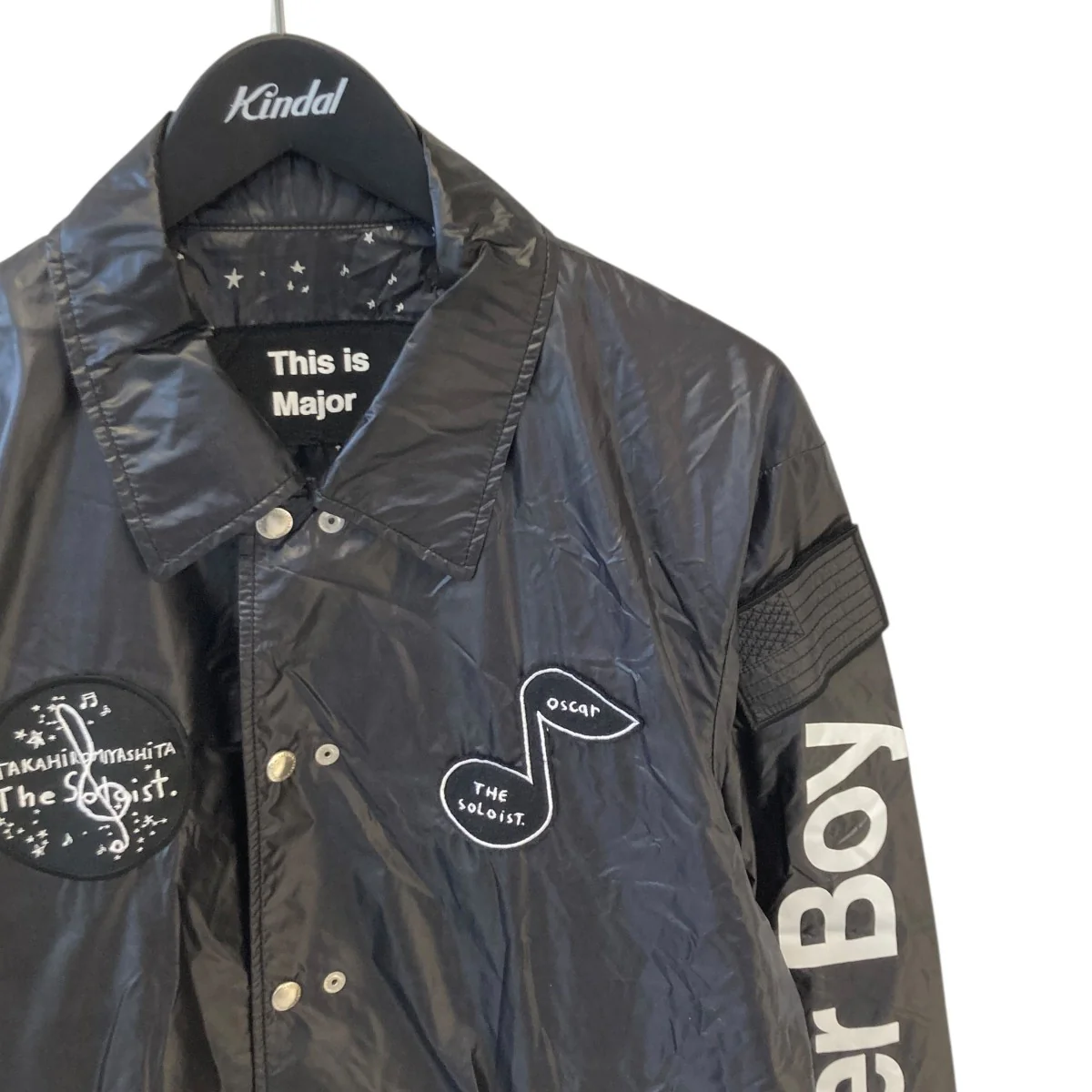 19SSwrapped collar coverall jacket．リバーシブルジャケットsj.0010SS19 - Image 3