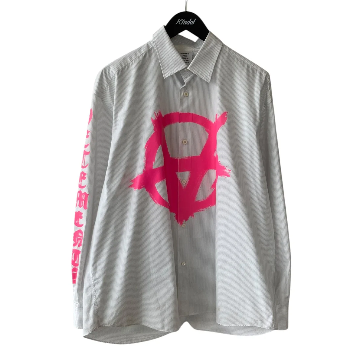 ANARCHY LOGO SHIRTストライプシャツUA52SH550P