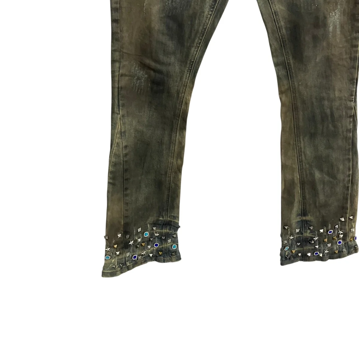 DIRTY VINTAGE STACKED -USED INDIGO-デニムパンツ - Image 4