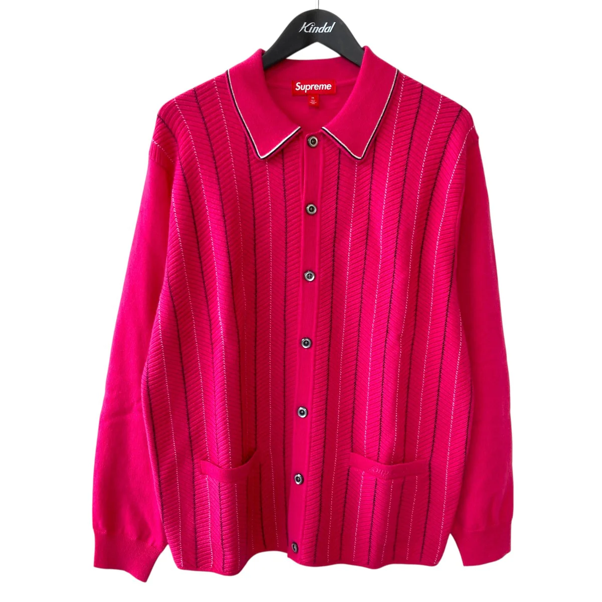 25SSherrinbone cardiganニットカーディガン