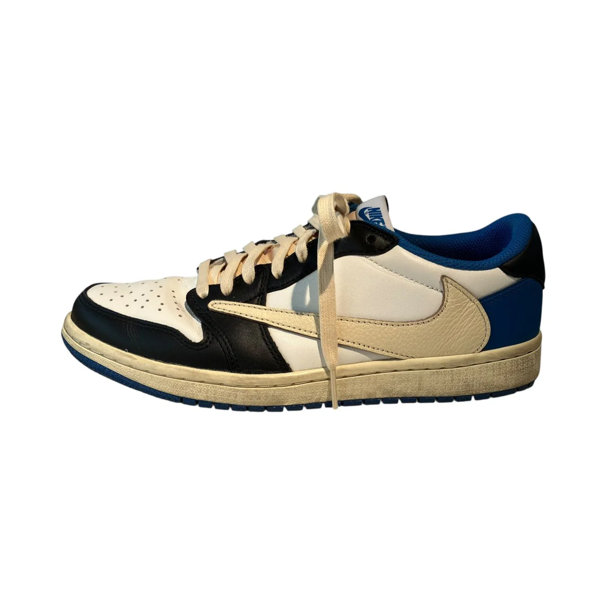 Travis Scott  fragment design Air Jordan 1 Low OG SP Military BlueローカットスニーカーDM7866-140 - Image 2