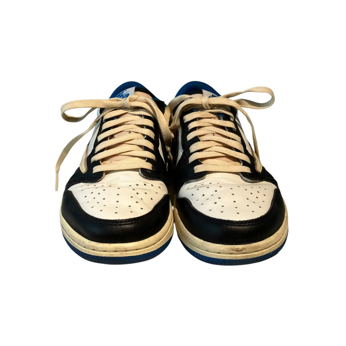Travis Scott  fragment design Air Jordan 1 Low OG SP Military BlueローカットスニーカーDM7866-140 - Image 3