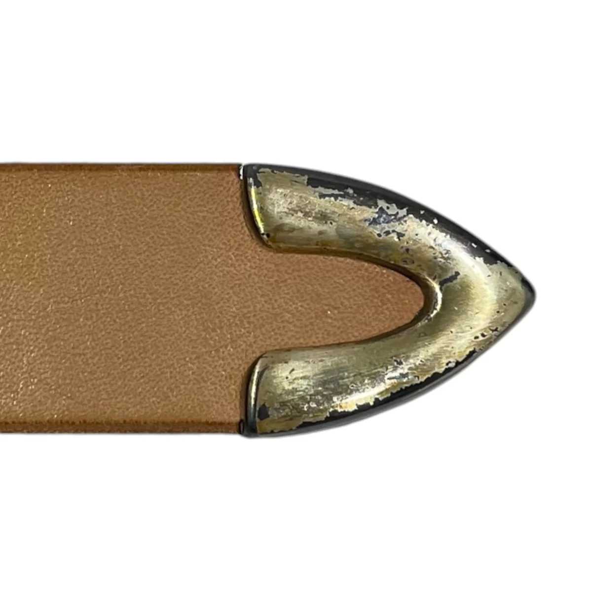 20SS ヴィンテージ加工レザーベルト DOUBLE BUCKLE WESTERN BELT ダブルバックル ウエスタンベルト 20SBT-#212 - Image 3