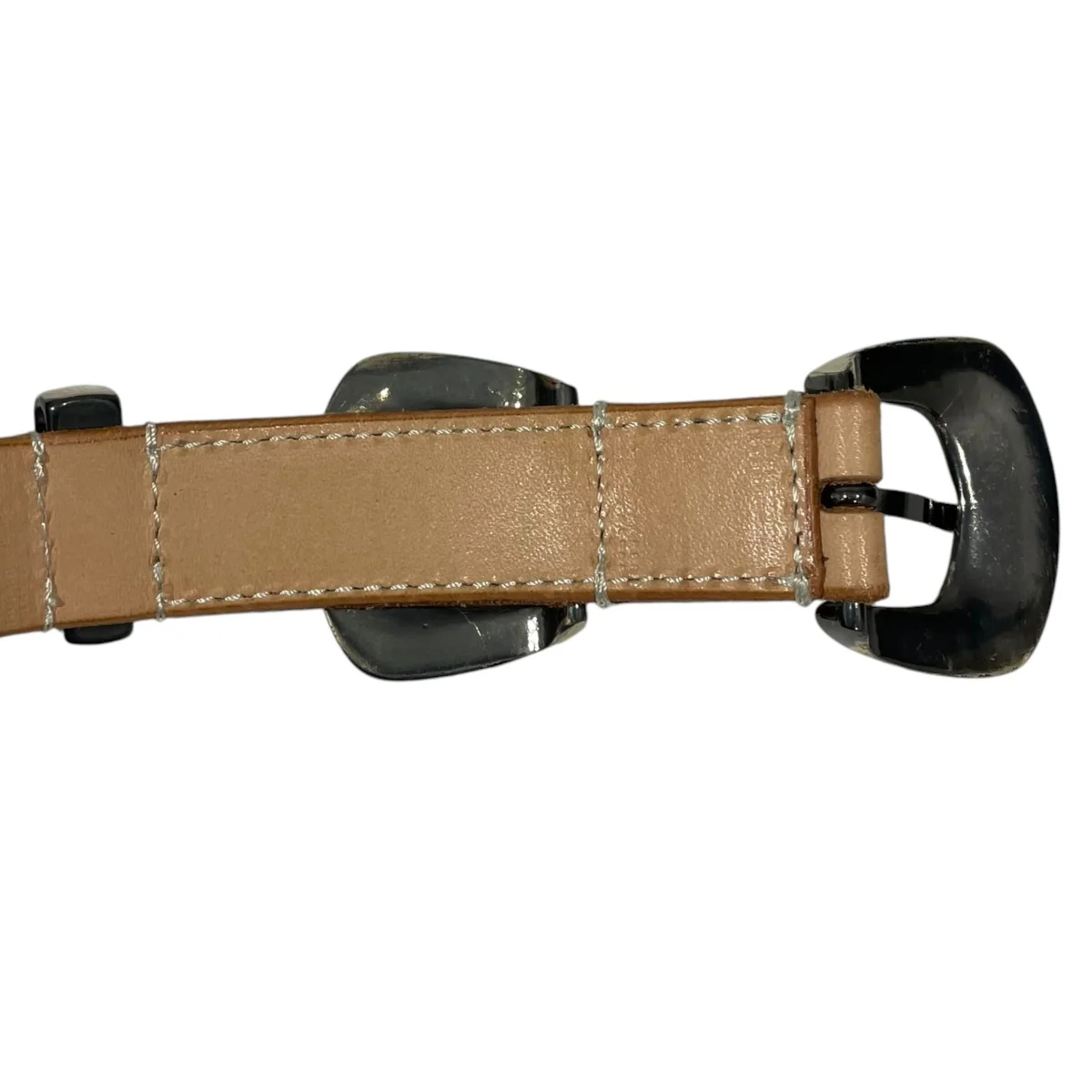 20SS ヴィンテージ加工レザーベルト DOUBLE BUCKLE WESTERN BELT ダブルバックル ウエスタンベルト 20SBT-#212 - Image 5