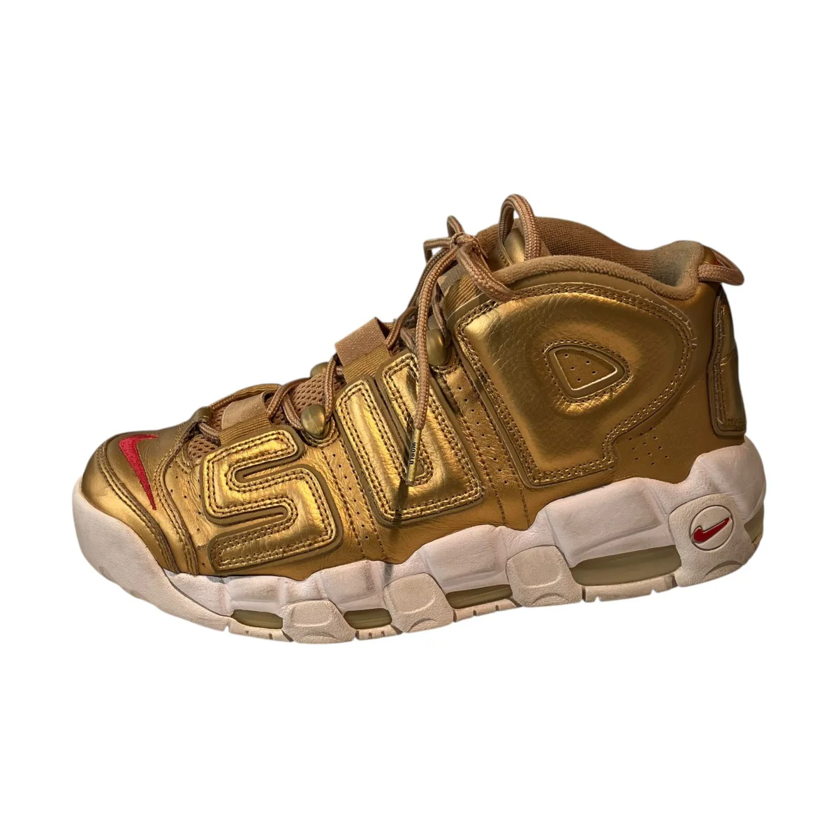 Air More Uptempo Metallic Goldスニーカー902290-700 - Image 2