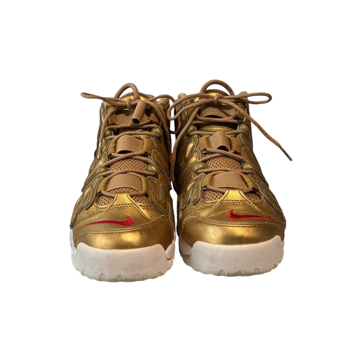Air More Uptempo Metallic Goldスニーカー902290-700 - Image 3