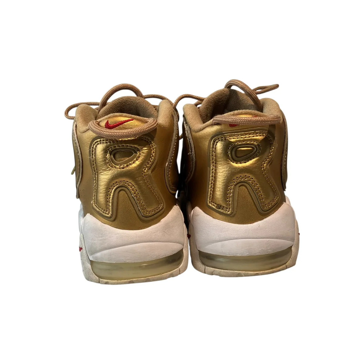 Air More Uptempo Metallic Goldスニーカー902290-700 - Image 4