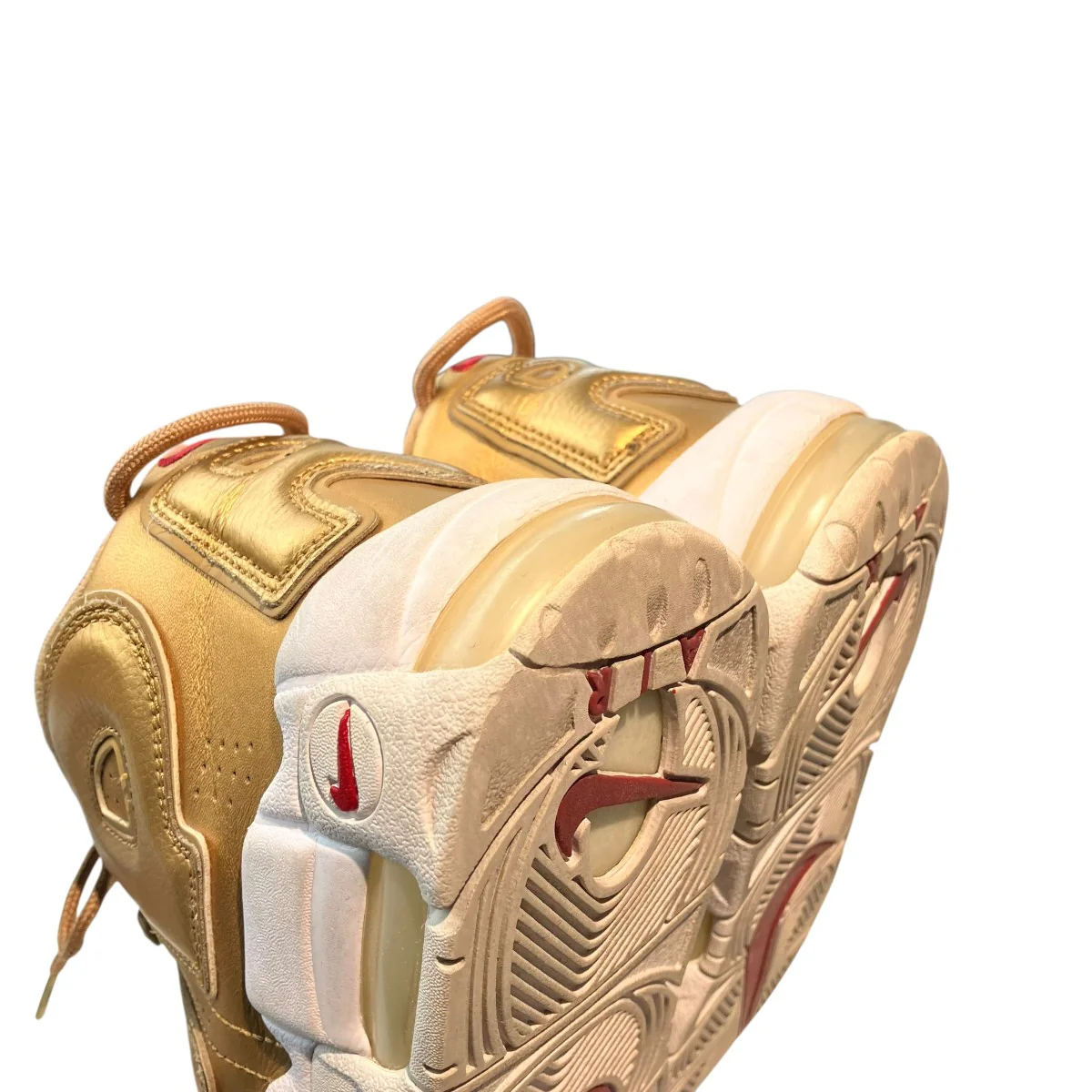 Air More Uptempo Metallic Goldスニーカー902290-700 - Image 7