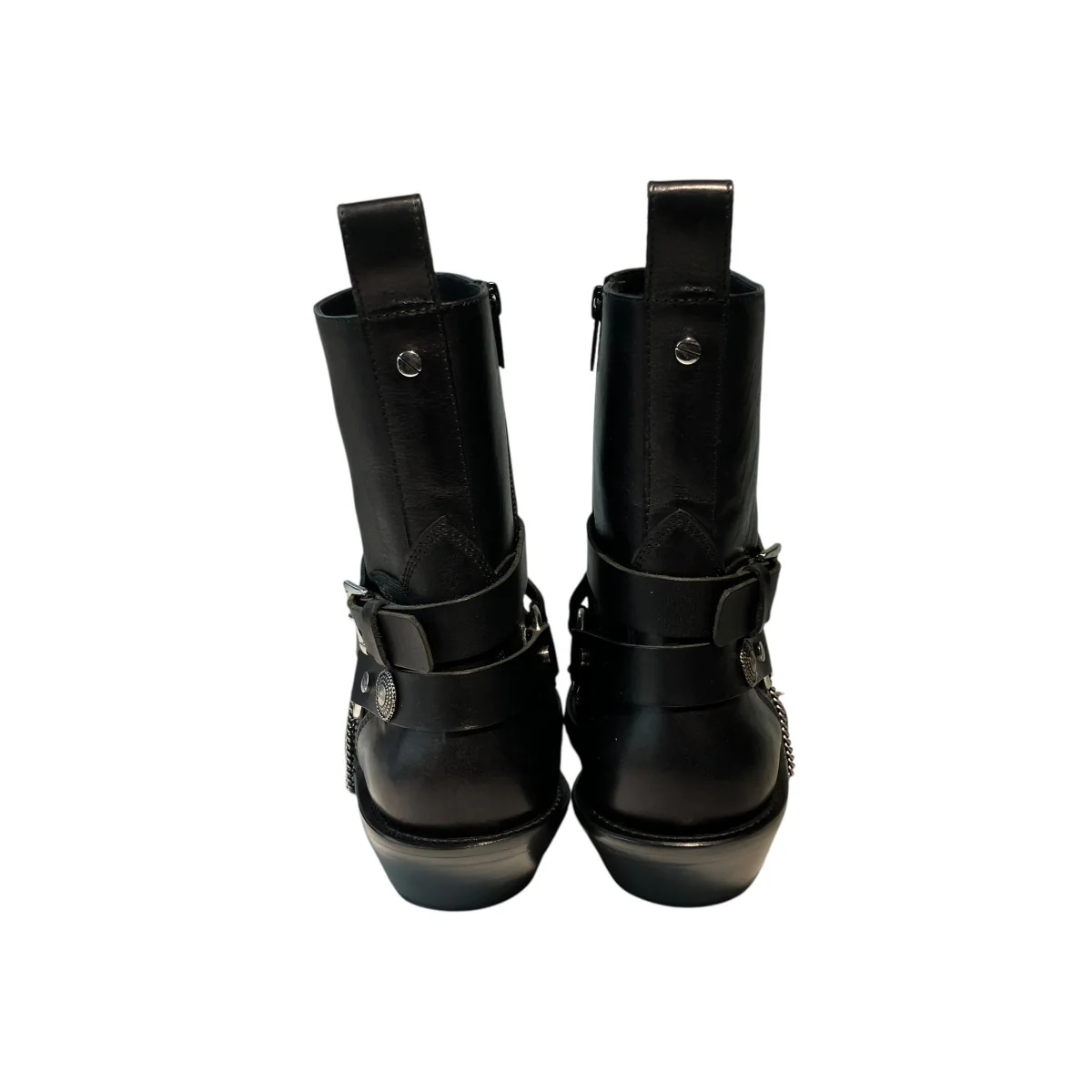 IEVA SANTIAGS ANKLE BOOTS WITH BELTSジョッパーブーツ2502-W-A06-LT168-099 - Image 4