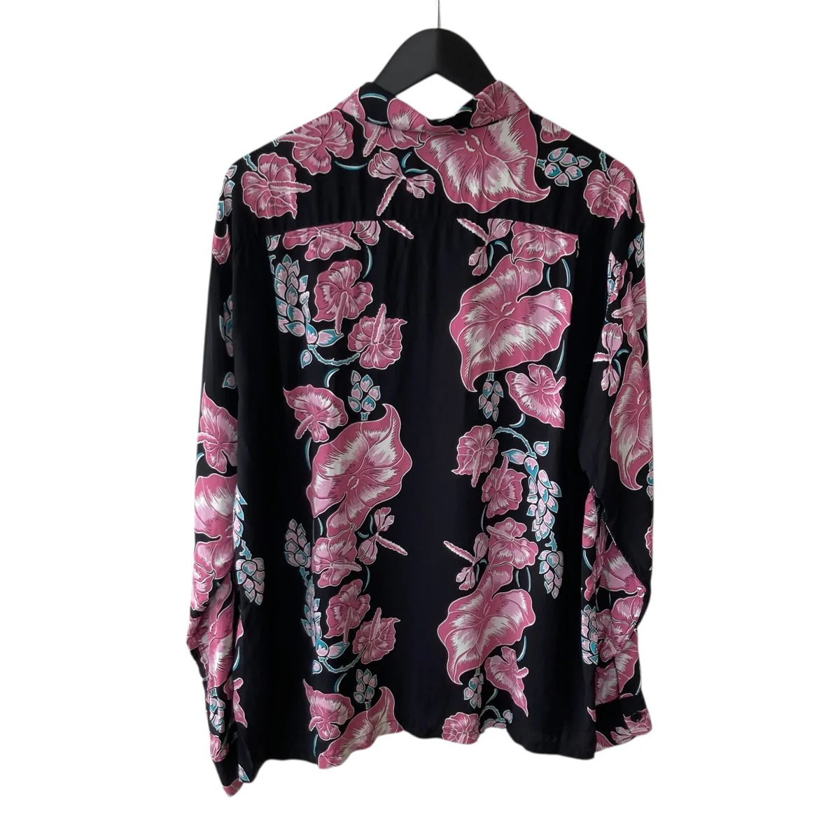 マウナ別注 RAYON L S 2025 HAWAIIAN SHIRT ISLAND FLOWER CHAIN長袖シャツSS39425LS - Image 2
