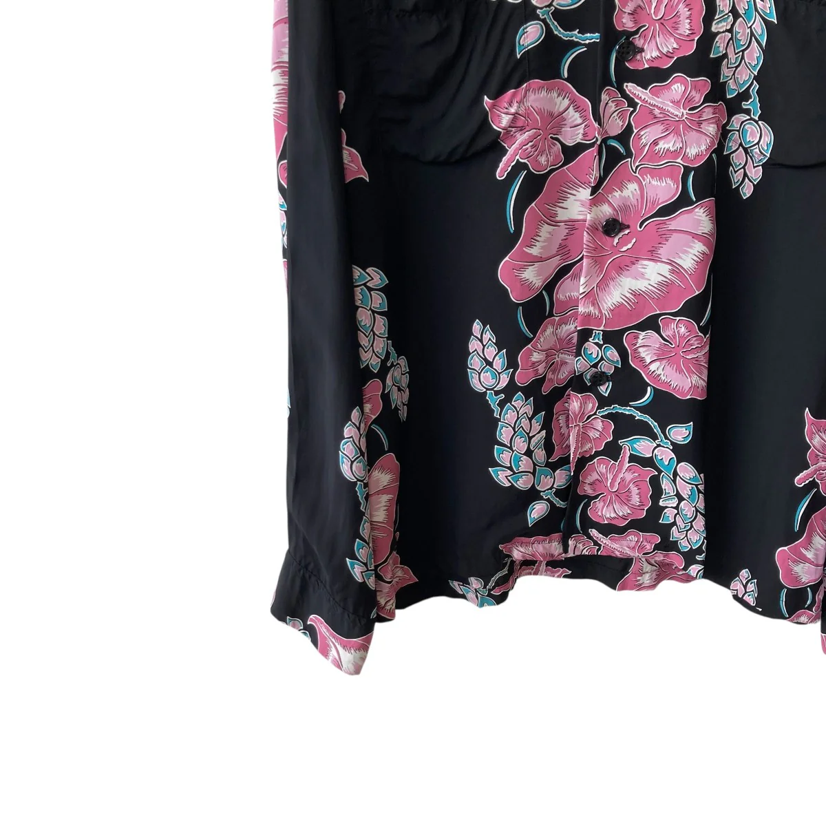 マウナ別注 RAYON L S 2025 HAWAIIAN SHIRT ISLAND FLOWER CHAIN長袖シャツSS39425LS - Image 4