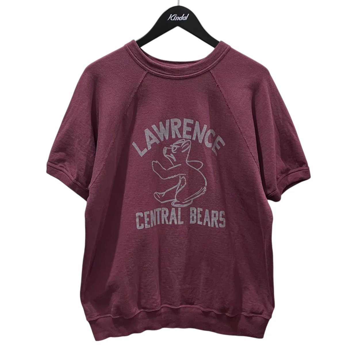 24SS 半袖スウェットトレーナー CENTRAL BEARS セントラル ベアーズ 4104