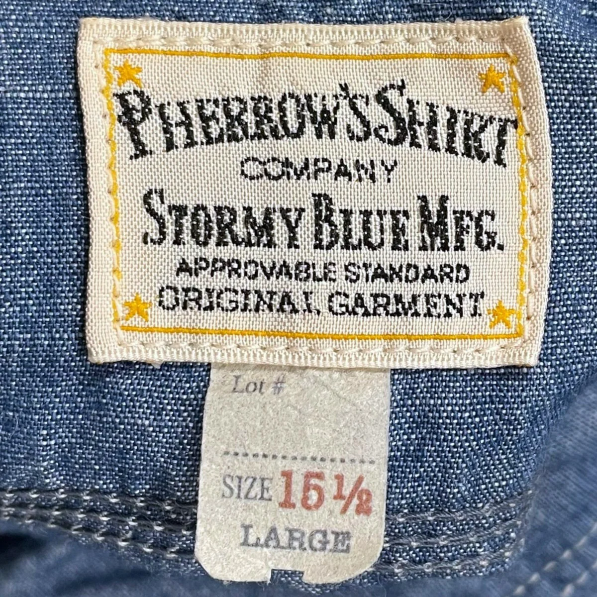 デニムシャツ Work Shirt ワークシャツ 770WS - Image 6