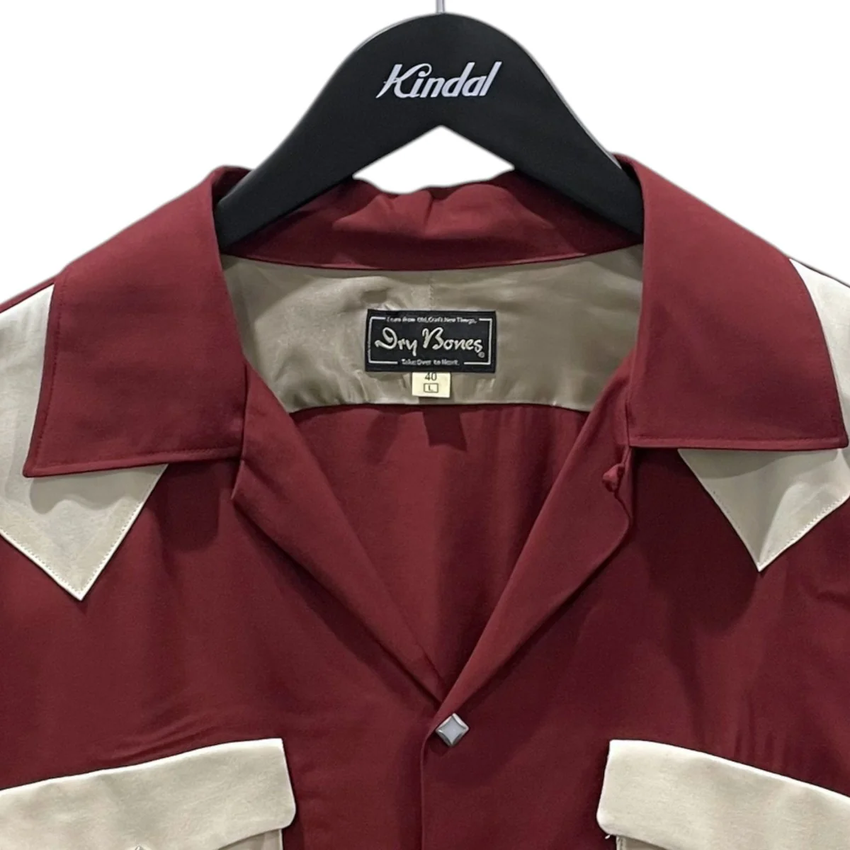 24AW オープンカラーシャツ Western Yoke Two Flap Open Shirt ウェスタンヨーク トゥーフラップ オープンシャツ DS-2744 - Image 3