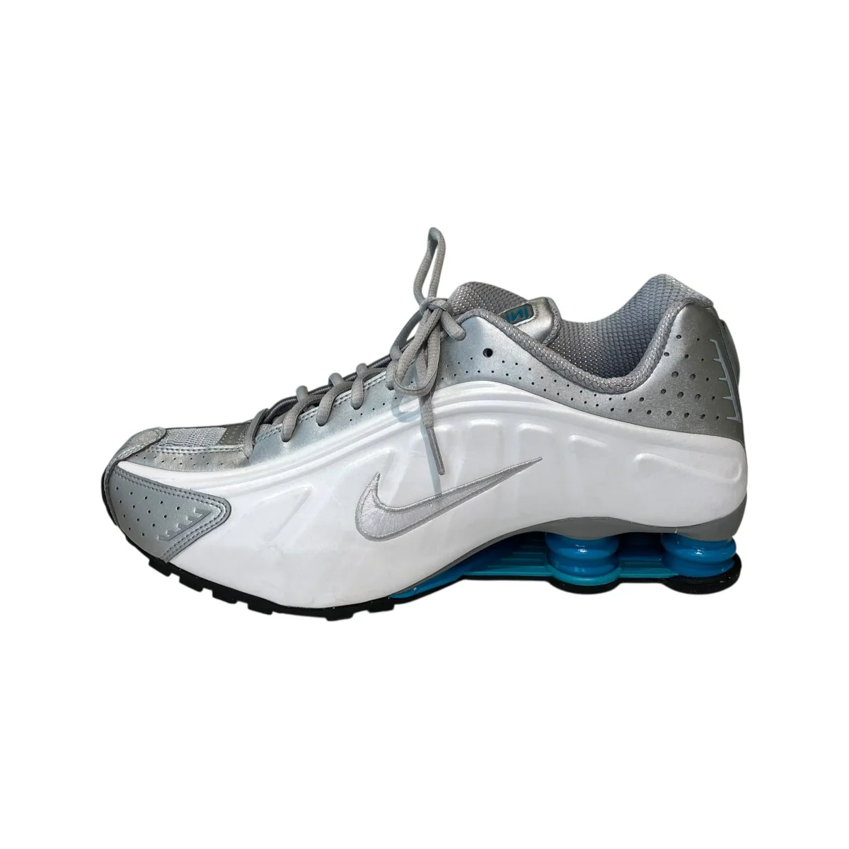 Shox TL Metallic Silver／White／Blue Lagoon／Blue Lagoonスニーカーhq1988-005 - Image 2