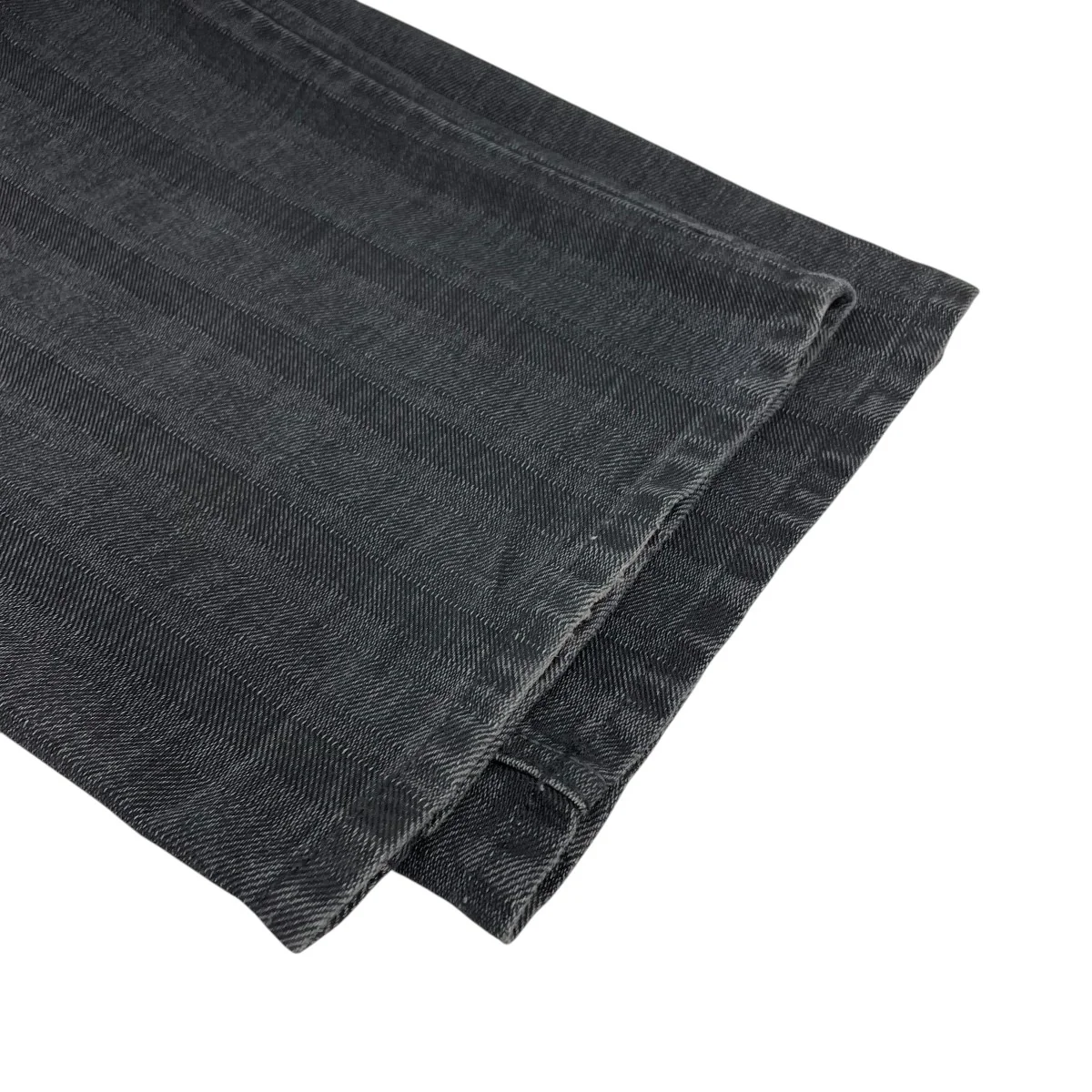 Vast Cut - Black Coated HerringboneデニムパンツM4255VB - Image 5