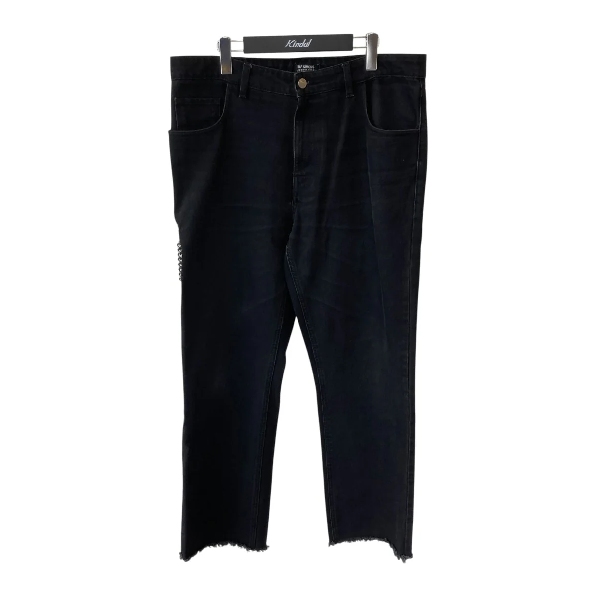 21AW2020-20ZIPPED POCKET CROPPED DENIM PANTSデニムパンツ202-314