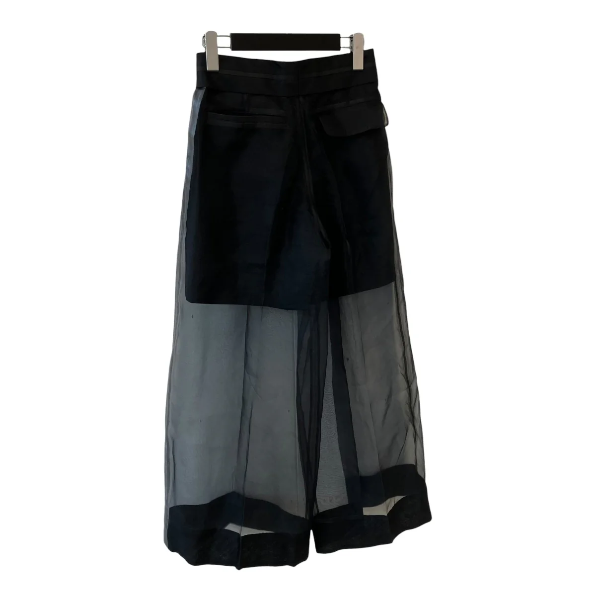 High Waist Sheer Overlay ShortsシアーパンツUC1D1507-2 - Image 2