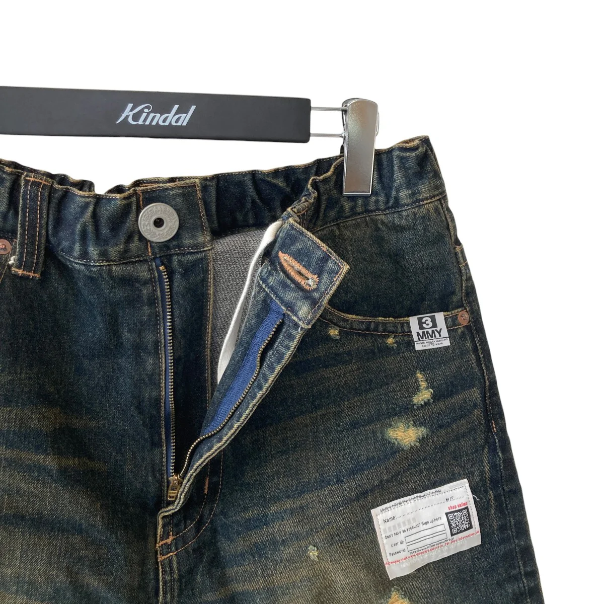 MMY WAIST LAYERED JEANSパンツA15PT023 - Image 3