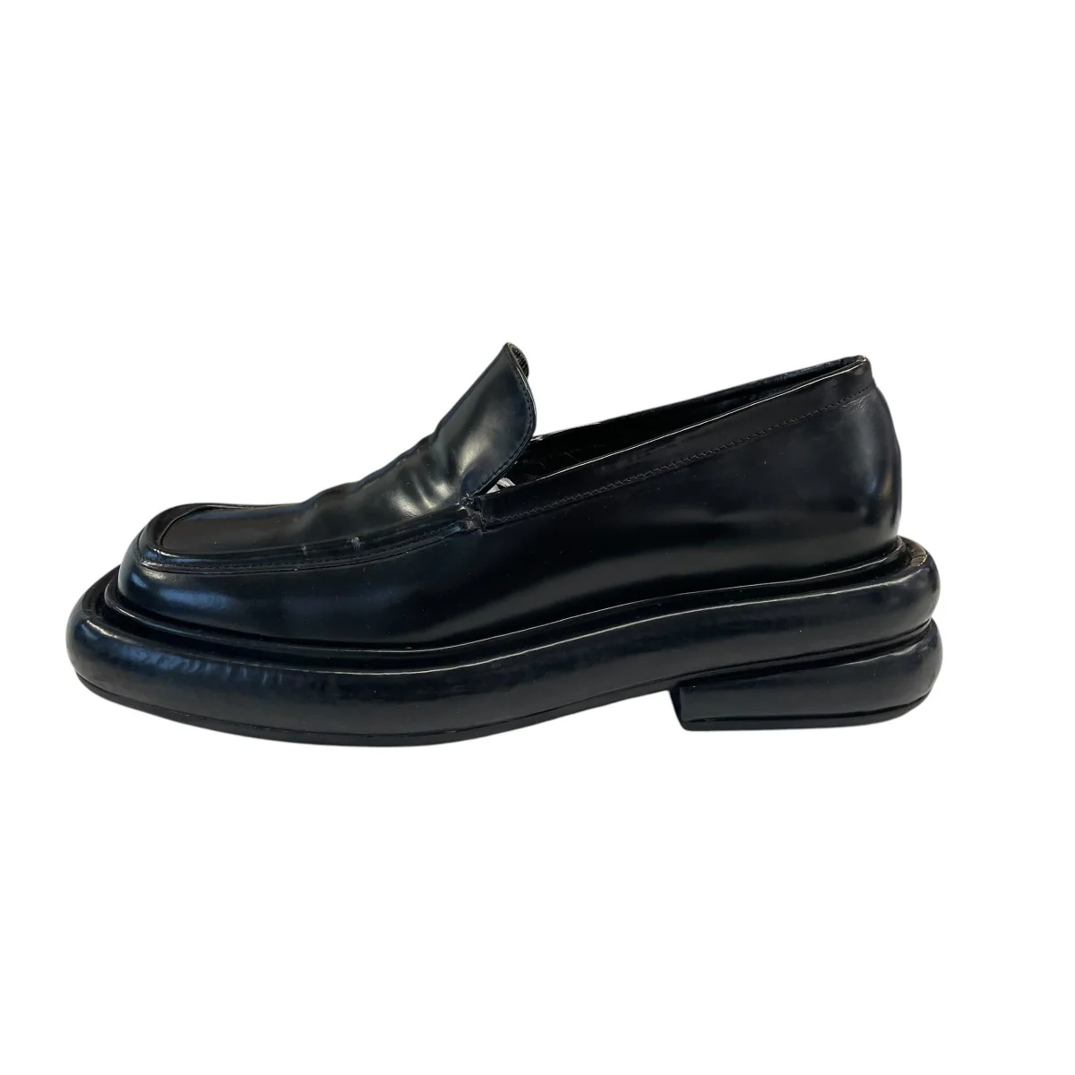 Black Stacked Loafersローファー - Image 2