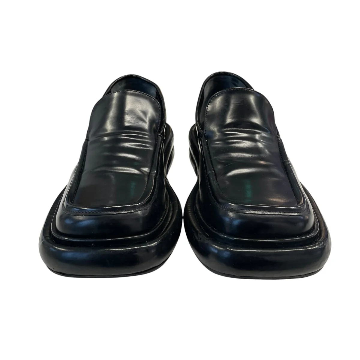 Black Stacked Loafersローファー - Image 3
