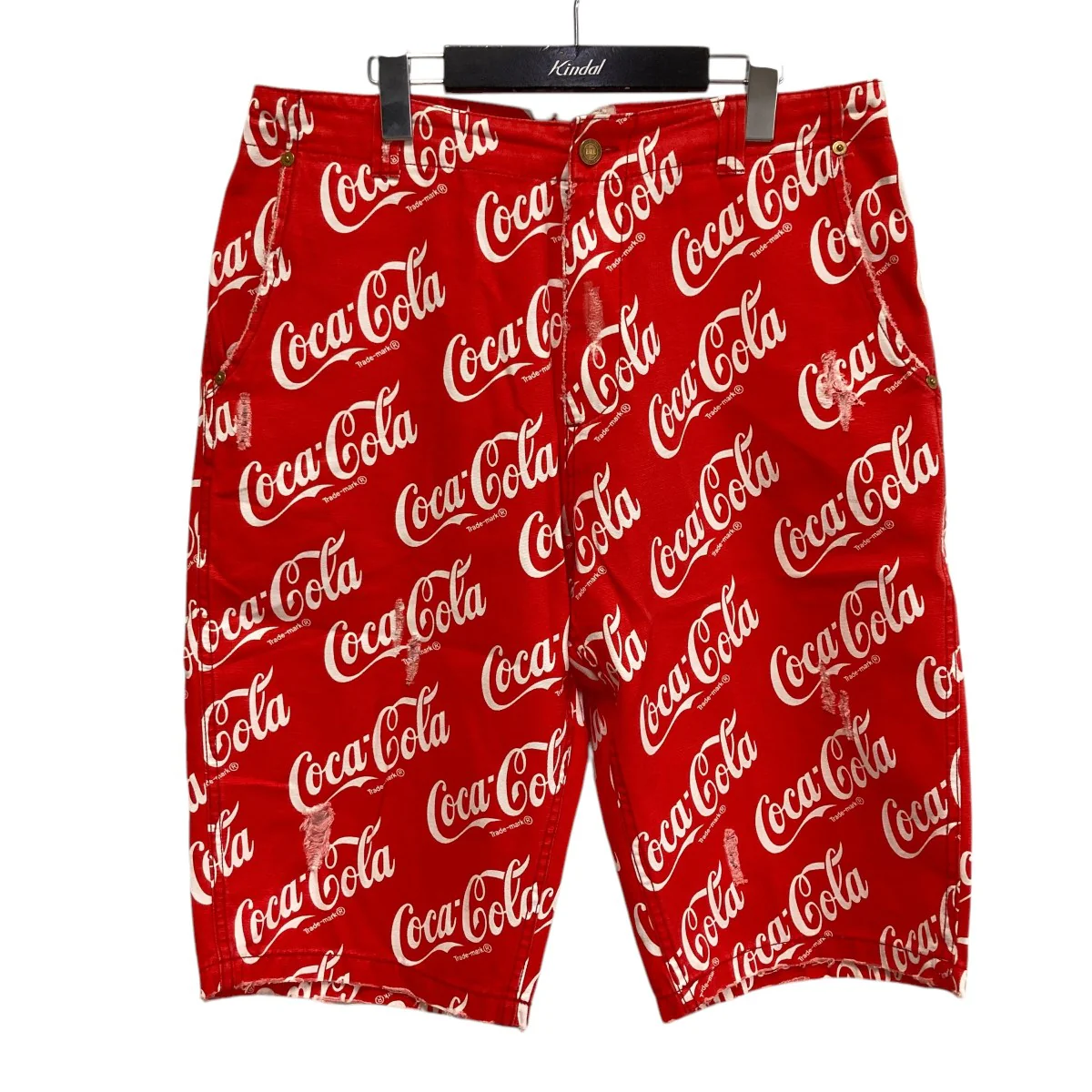 UNISEX PRINTED CANVAS SHORTS WOVENハーフパンツERL08P003-1
