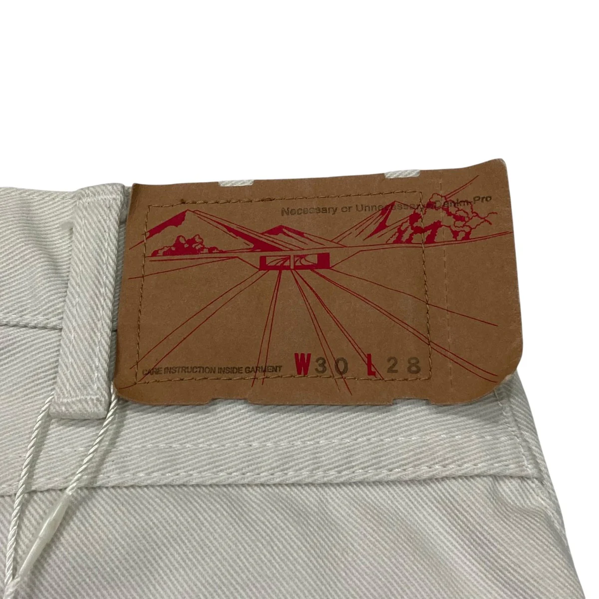 UNIFORM FIT WHITEデニムパンツ90011895 - Image 6