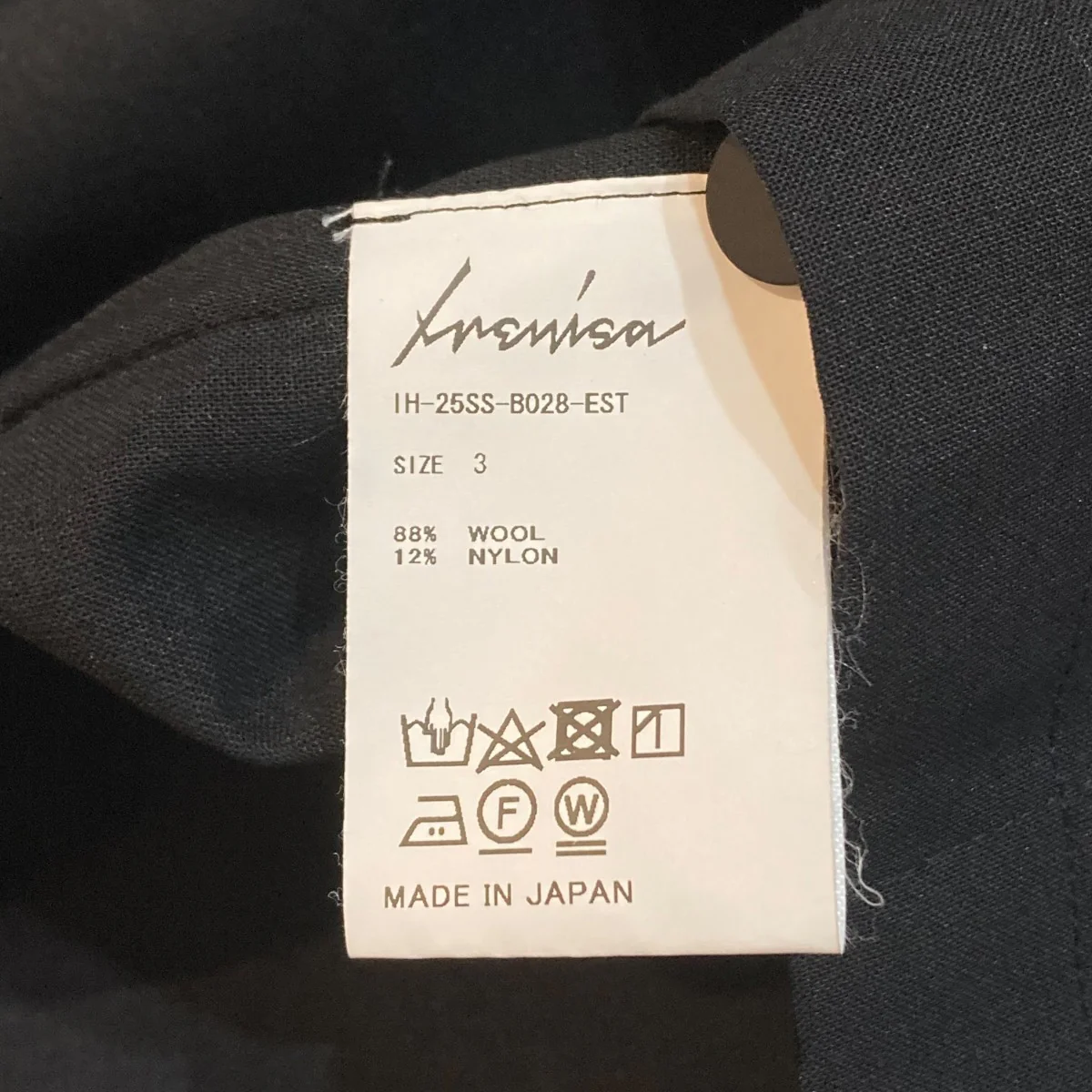 25SSOPEN COLLAR SHORT-SLEEVED SHIRT半袖シャツIH-25SS-B028-EST - Image 6